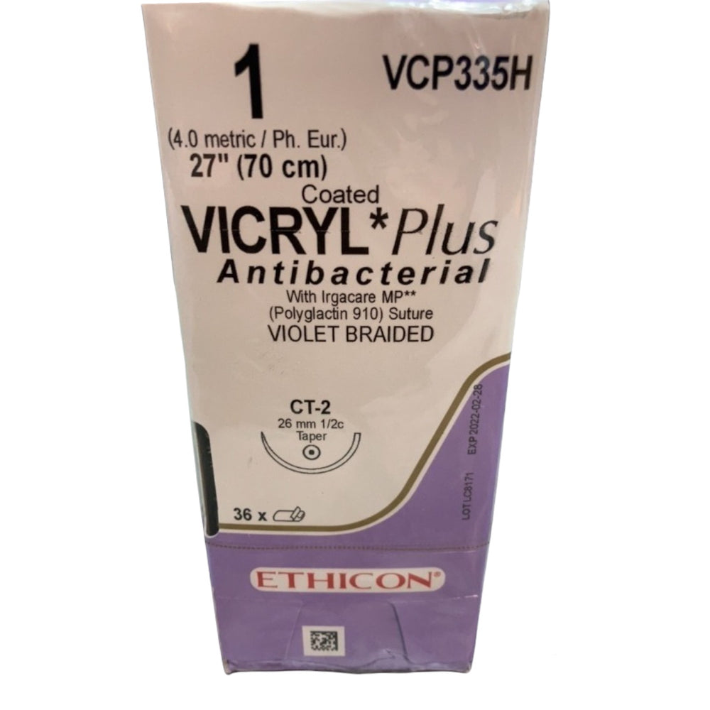 
                  
                    Ethicon 1 Violet Braided Polyglactin 910 Suture VCP335H | KeeboMed
                  
                