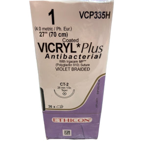 
                  
                    Ethicon 1 Violet Braided Polyglactin 910 Suture VCP335H | KeeboMed
                  
                