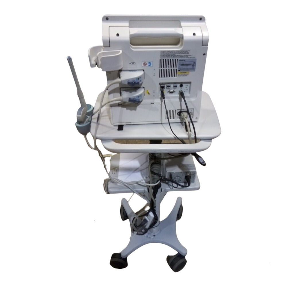 
                  
                    Mindray DP-50 Ultrasound   Used in good working and cosmetic condition. DOM: 5/2015  Included:  65EC10EA 5.0-8.5 MHz Transvaginal Probe for OBGYN, Urology 35C50EA 2.0-6.0 MHz Convex Array for OBGYN, Pediatric, Abdominal Trolley Cart as pictured Thermal Printer | KeeboMed
                  
                