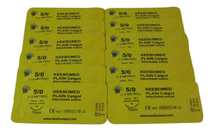 
                  
                    Plain Catgut Surgical Sutures - Lot of 50 | KeeboMed
                  
                