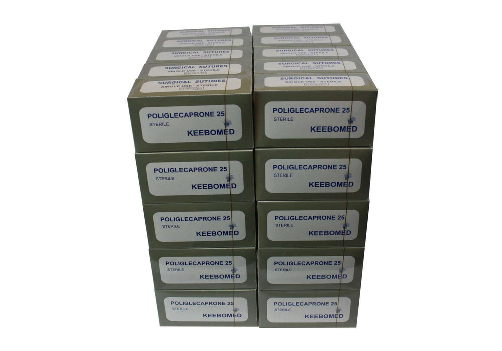 Lot of 50 Boxes - Surgical Sutures Poliglecaporone 25 | KeebMed