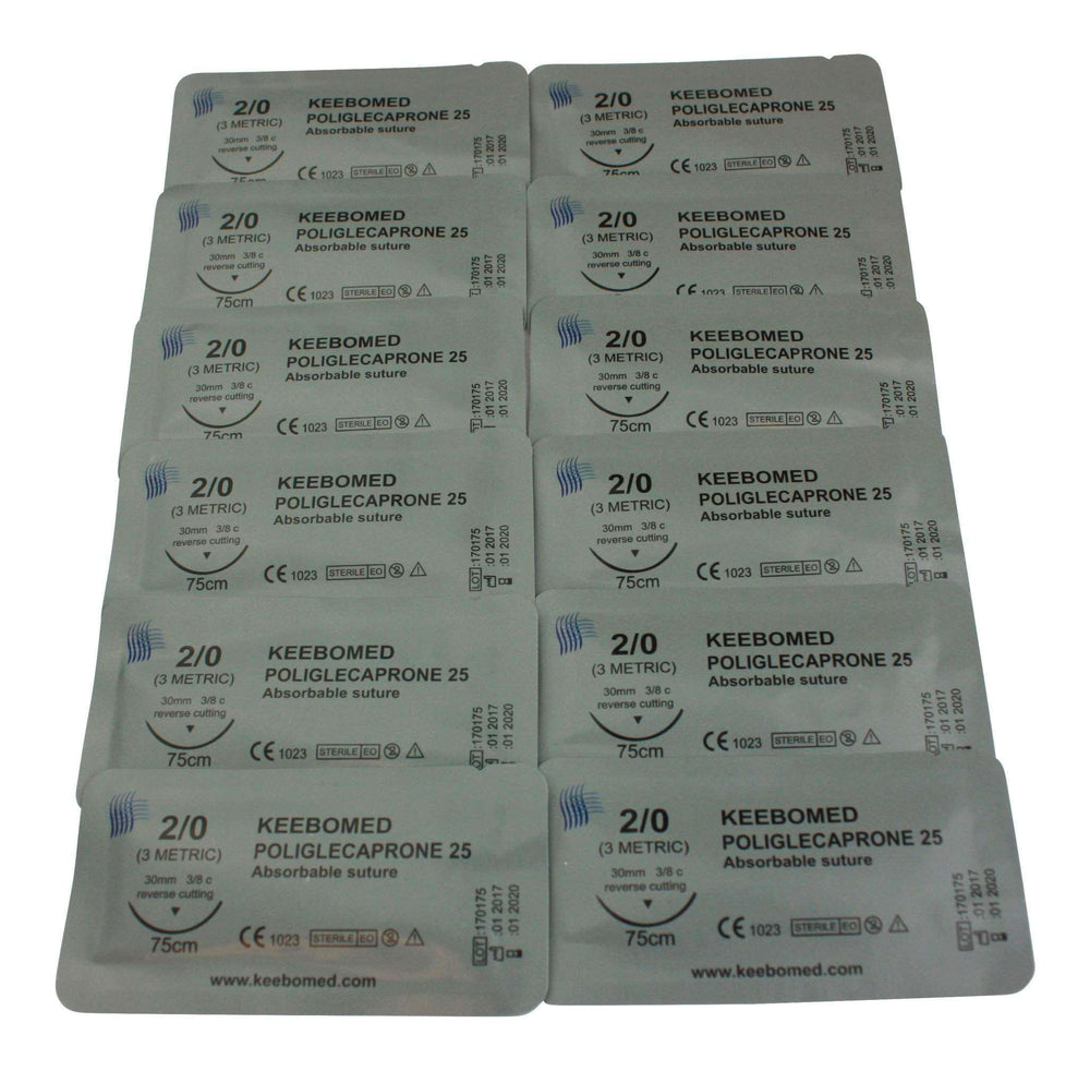 
                  
                    Lot of 50 Boxes - Surgical Sutures Poliglecaporone 25 | KeebMed
                  
                