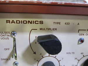 
                  
                    Radionics Type 433-A Nerve Stimulator
                  
                
