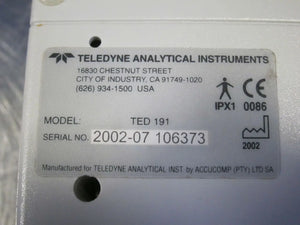 
                  
                    Teledyne TED 191 Oxygen Monitor
                  
                
