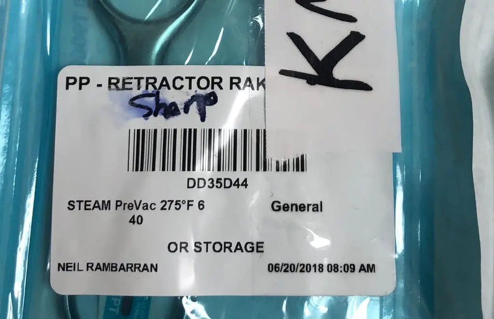 
                  
                    Retractor Rake 8” Sharp | KeeboMed
                  
                