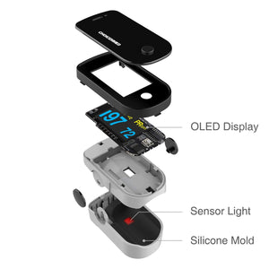 
                  
                    CHOICEMMED Black Dual Color OLED Finger Pulse Oximeter - Blood Oxygen Saturation
                  
                