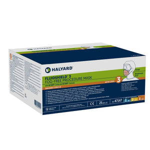 
                  
                    HALYARD FLUIDSHIELD 3 Fog-Free Procedure Mask w/SO SOFT Lining and SO SOFT Earlo
                  
                