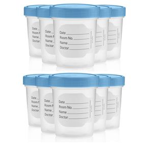 
                  
                    Sterile Specimen Cups [10 Count] 4oz Clear Urine Cup with Leak Proof Screw On Li
                  
                