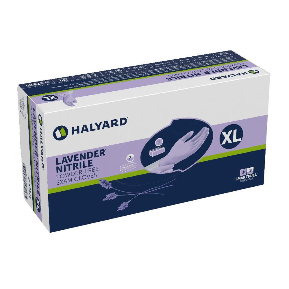 
                  
                    Halyard Health 52820 Safeskin, Glove Exam Non-sterile powder free Nitrile Lav, X
                  
                