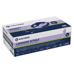 
                  
                    HALYARD Lavender Nitrile Exam Gloves, Powder-Free, Non-Sterile, 3.1 mil, 9.5", Lavender, Medium, 52818 (Box of 250)
                  
                