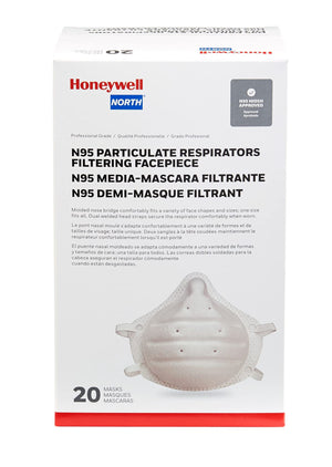 
                  
                    Honeywell NIOSH Approved Cup Style N95 Respirator, 20-pack (RWS-54050)
                  
                