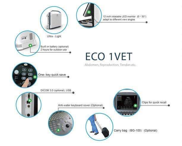 
                  
                    Chison ECO 1Vet Used,Portable Ultrasounds,Chison,KeeboVet Veterinary Ultrasound Equipment.
                  
                