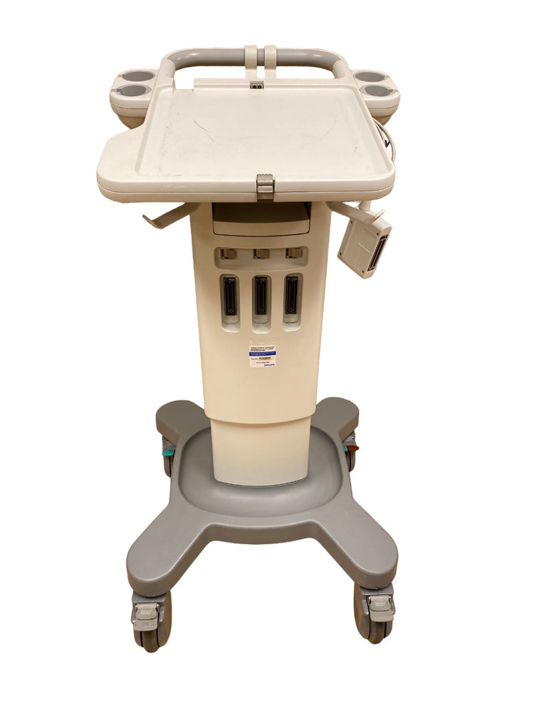 Cart for Philips CX50 Ultrasound Machine 2014 with Triple Probe Connector