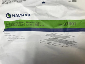 
                  
                    Halyard 37501 Two-Tier Padded Heavy-Duty Back Table Cover, 72in | KeeboMed
                  
                