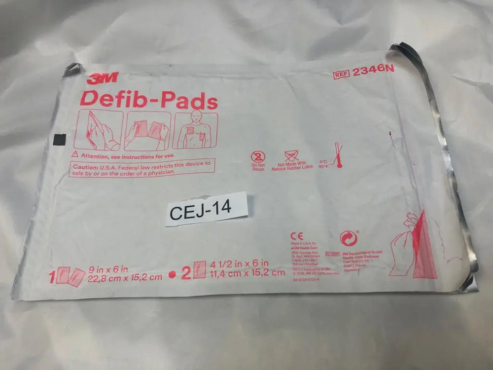 3M 2346N Defib-Pads 4-1/2in x 6in | KeeboMed
