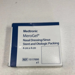 
                  
                    Medtronic 1517000 MeroGel  Nasal Dressing  Sinus Stent and Otologic Packing  4 cm x 4 cm  Ref: 1517000 | KeeboMed
                  
                