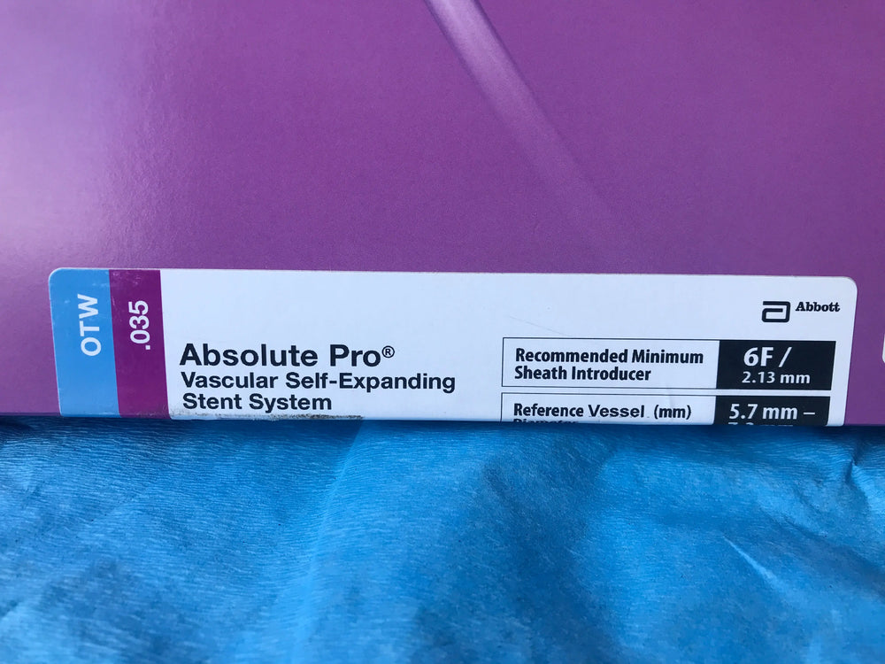 
                  
                    Abbott Absolute Pro Vascular Self-Expanding Stent System  REF: 1012530-60 | KeeboMed Surgical 
                  
                