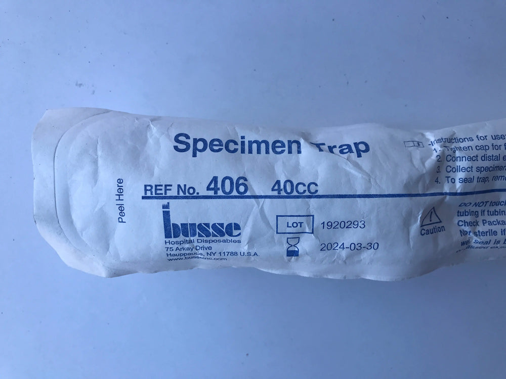 Busse REF. No 406 Specimen Trap 40cc  | KeeboMed Medical