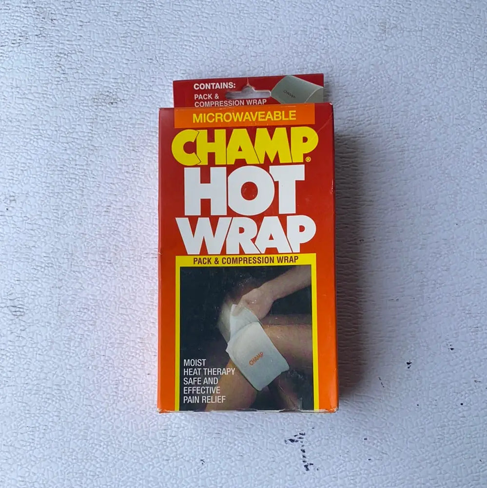 Champ Hot Wrap 04003 Microwaveable Pack & Compression Wrap - Moist heat therapy safe and effective pain relief | KeeboMed Patient Products