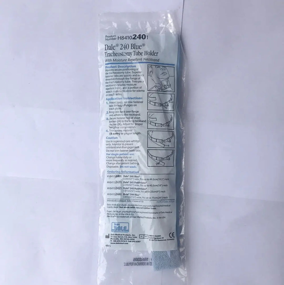 
                  
                    Dale 240 Blue Tracheostomy Tube Holder | KeeboMed
                  
                