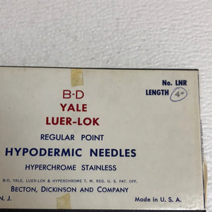 
                  
                    B-D Yale Luer-Lok Regular Point Hypodermic Needles 4” | KeeboMed Medical Supplies
                  
                