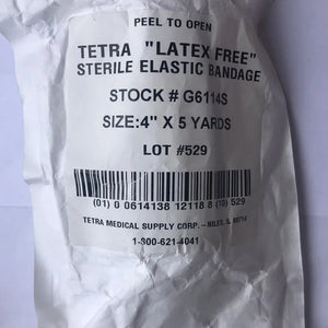 
                  
                    Tetra "Latex Free" Sterile Elastic Bandage 4in x 5yds G6114S | KeeboMed Medical Disposables
                  
                