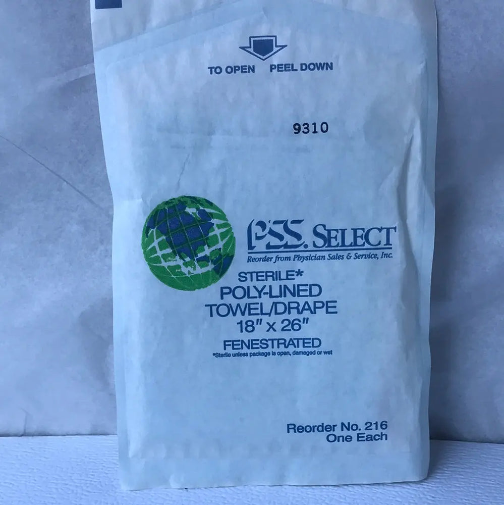 PSS Select 216 Poly-Lined Towel/Drape 18