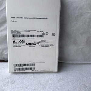 
                  
                    Arthrex AR-1370E Screw Cannulated Interference With Disposable Sheath 7 x 20mm, Titanium, Sterile, single use | KeeboMed Medical Disposables
                  
                