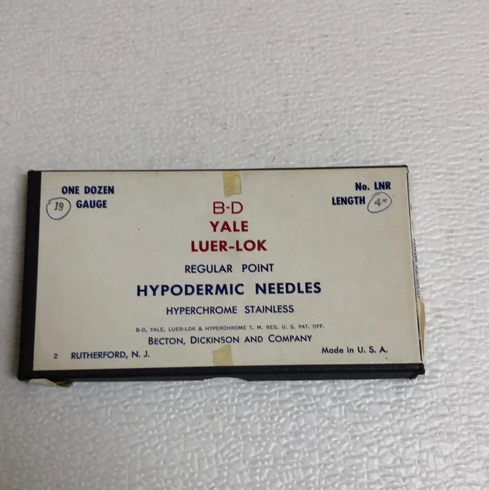 B-D Yale Luer-Lok Regular Point Hypodermic Needles 4” | KeeboMed Medical Supplies