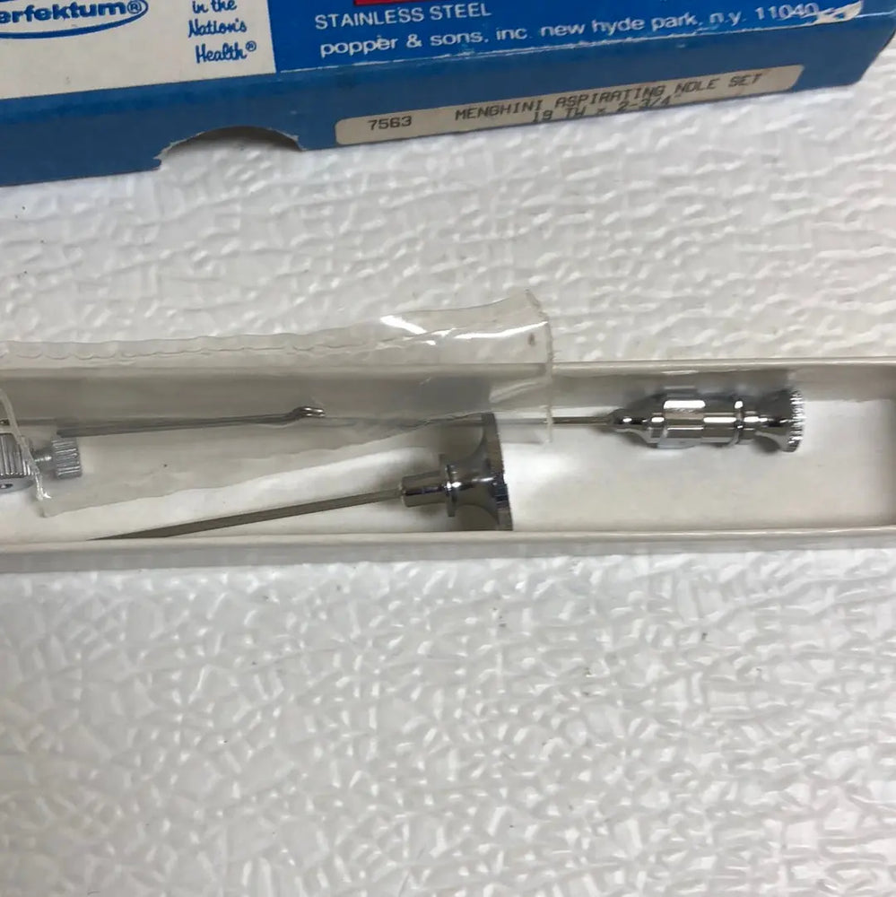 
                  
                    Perfektum Menghini Aspirating Needle Set 19 TW x 2 3/4” | KeeboMed Surgical Needles
                  
                