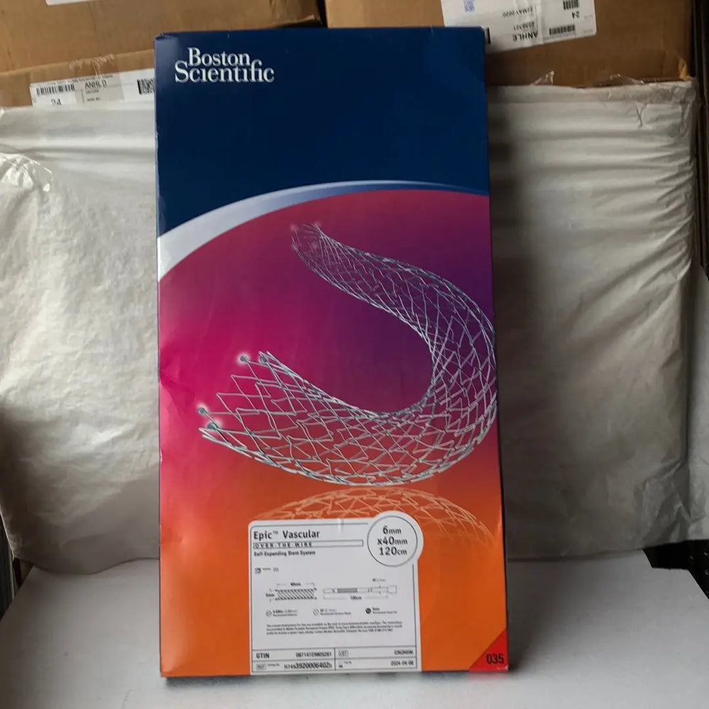 
                  
                    Boston Scientific H74939200064020 Epic Vascular Over The Wire Self Expanding Stent System 6mm x40mm 120cm | KeeboMed Medical 
                  
                