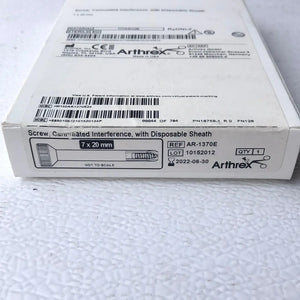
                  
                    Arthrex AR-1370E Screw Cannulated Interference With Disposable Sheath 7 x 20mm, Titanium, Sterile, single use | KeeboMed Medical Disposables
                  
                
