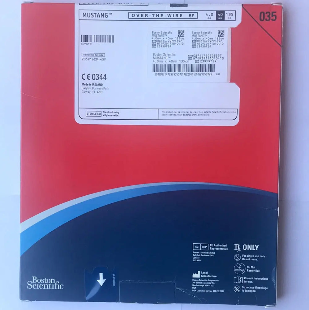 
                  
                    Boston Scientific H7493917104040 Mustang Over-The-Wire PTA Ballon Dilatation Catheter | KeeboMed
                  
                