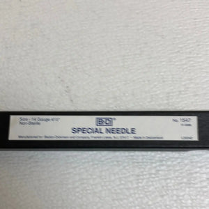
                  
                    B-D No. 1547 Special Needle Size -14 Gauge 4 1/2 | KeeboMed Surgical Needles
                  
                
