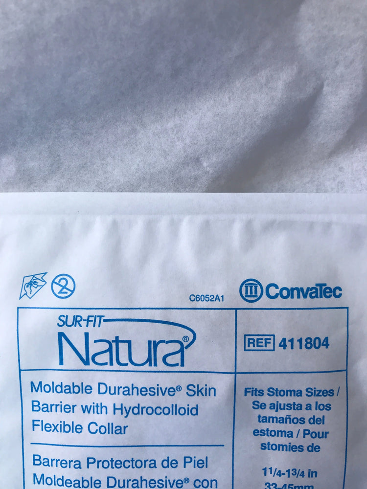 
                  
                    ConvaTec 411804 Sur-Fit Natura Moldable Durahesive Skin Barrier | KeeboMed
                  
                
