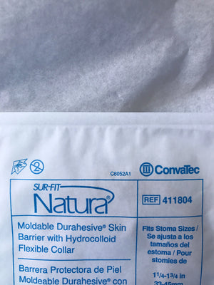 
                  
                    ConvaTec 411804 Sur-Fit Natura Moldable Durahesive Skin Barrier | KeeboMed
                  
                