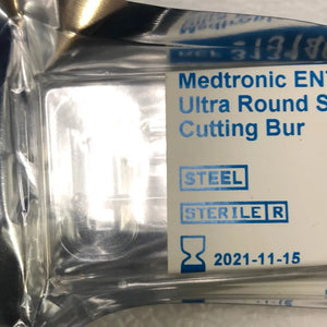
                  
                    Medtronic ENT Ultra Round Steel Cutting Bur Ref. 31314058U, Long Cutting, 4mm, Steel, Sterile | KeeboMed Disposables
                  
                