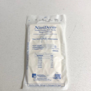 
                  
                    NitriDerm Nitrile Powder Free Sterile Surgical Gloves 7 1/2
                  
                
