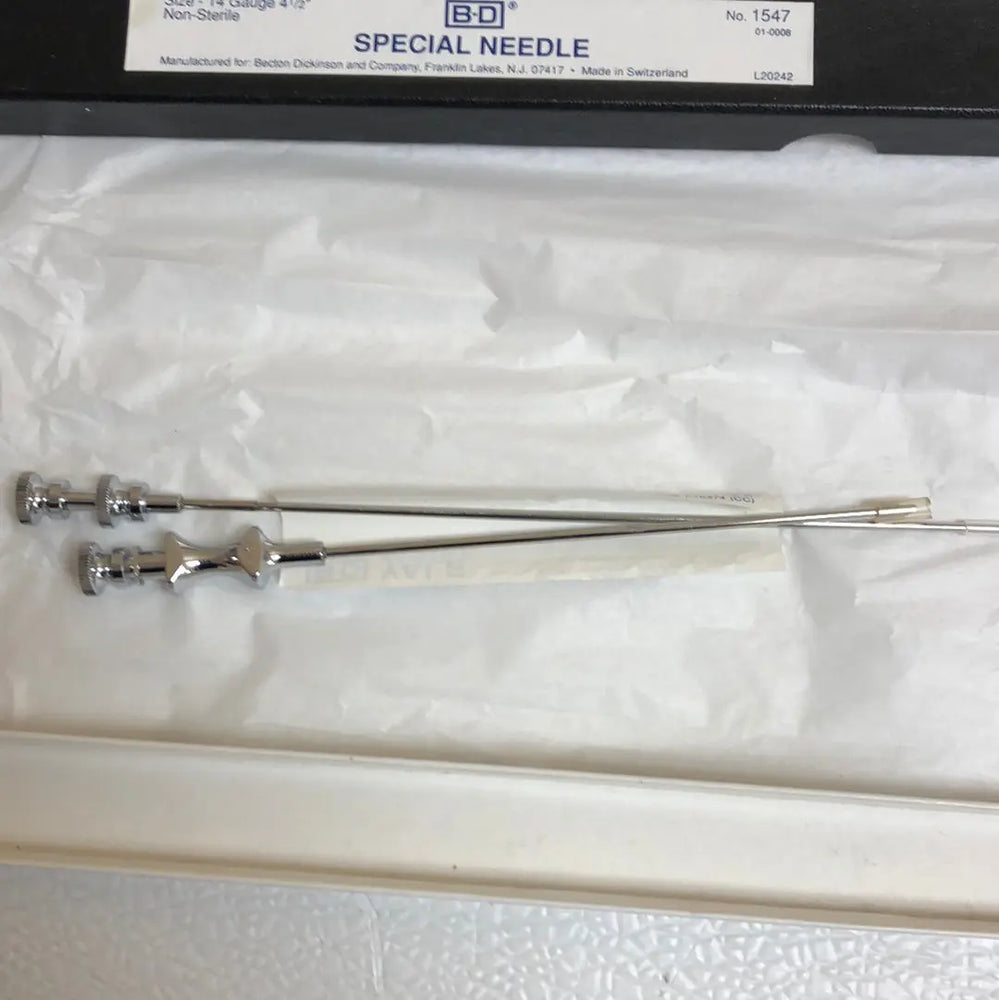 
                  
                    B-D No. 1547 Special Needle Size -14 Gauge 4 1/2 | KeeboMed Surgical Needles
                  
                