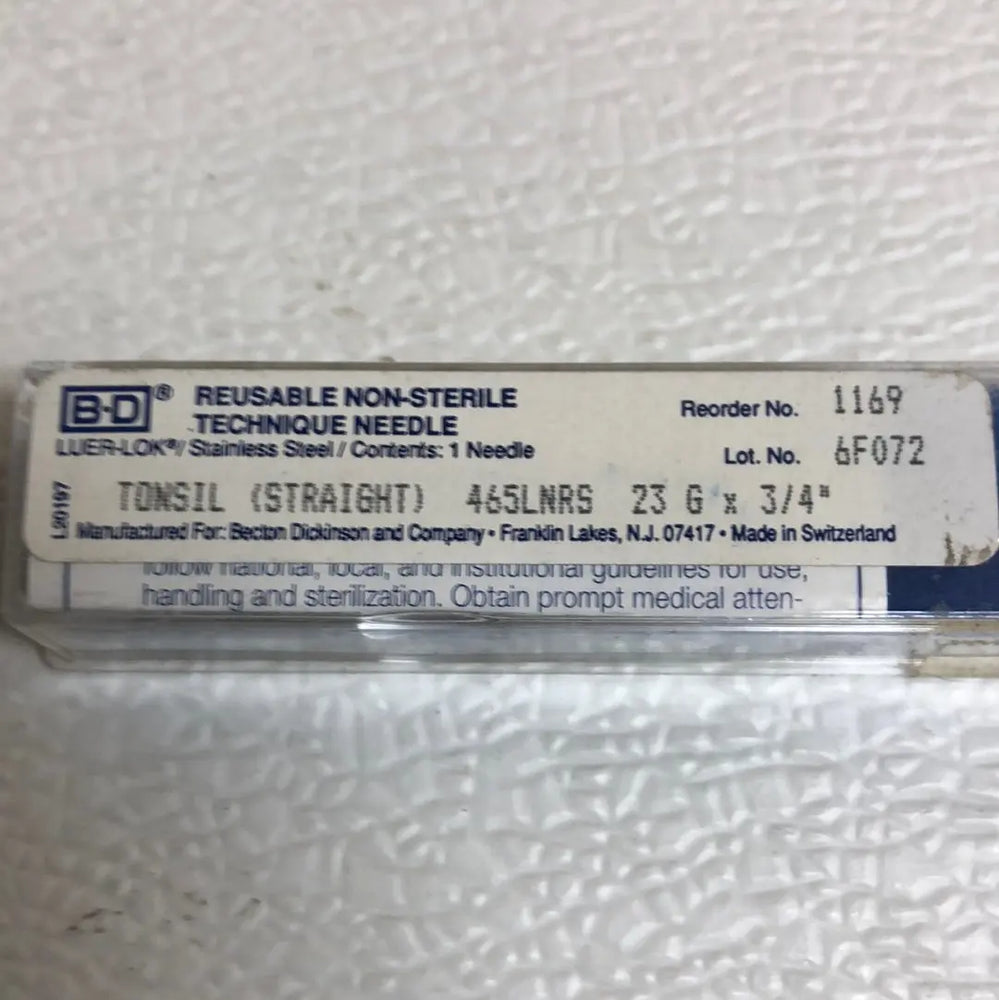 
                  
                    BD Tonsil Straight Needle | KeeboMed Surgical Needles
                  
                