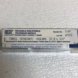 
                  
                    BD Tonsil Straight Needle | KeeboMed Surgical Needles
                  
                