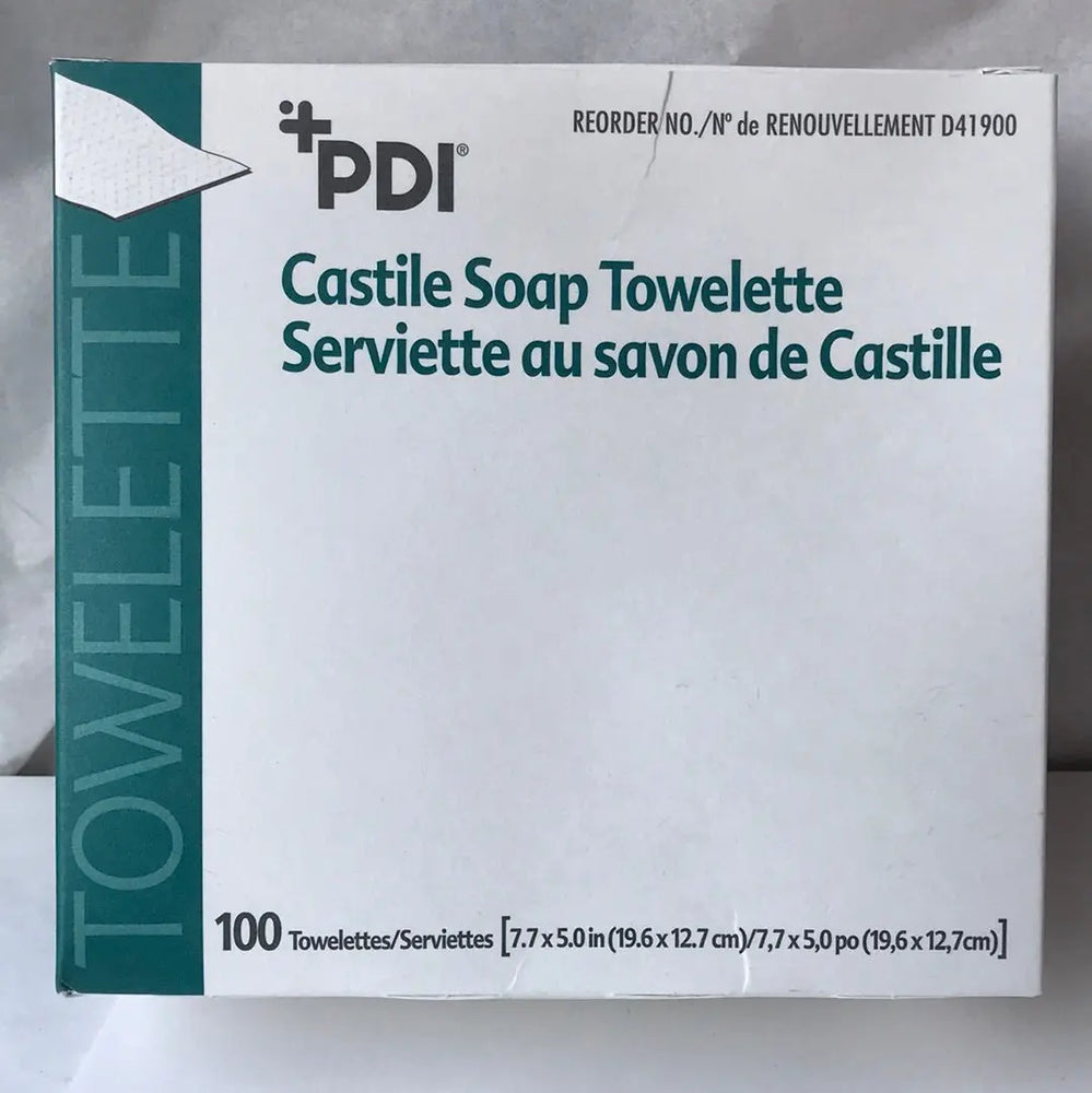 PDI Castile Soap Towelette, 100 Count | KeeboMed Disposables