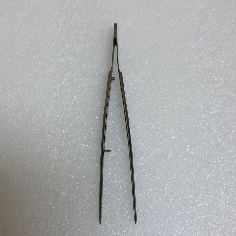 Sklar Iris Eye Dressing Serrated Straight Forcep 5”