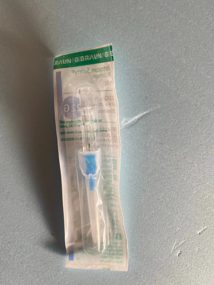 
                  
                    Sterile B. Braun 22G x 1 in. Introcan IV Catheter
                  
                