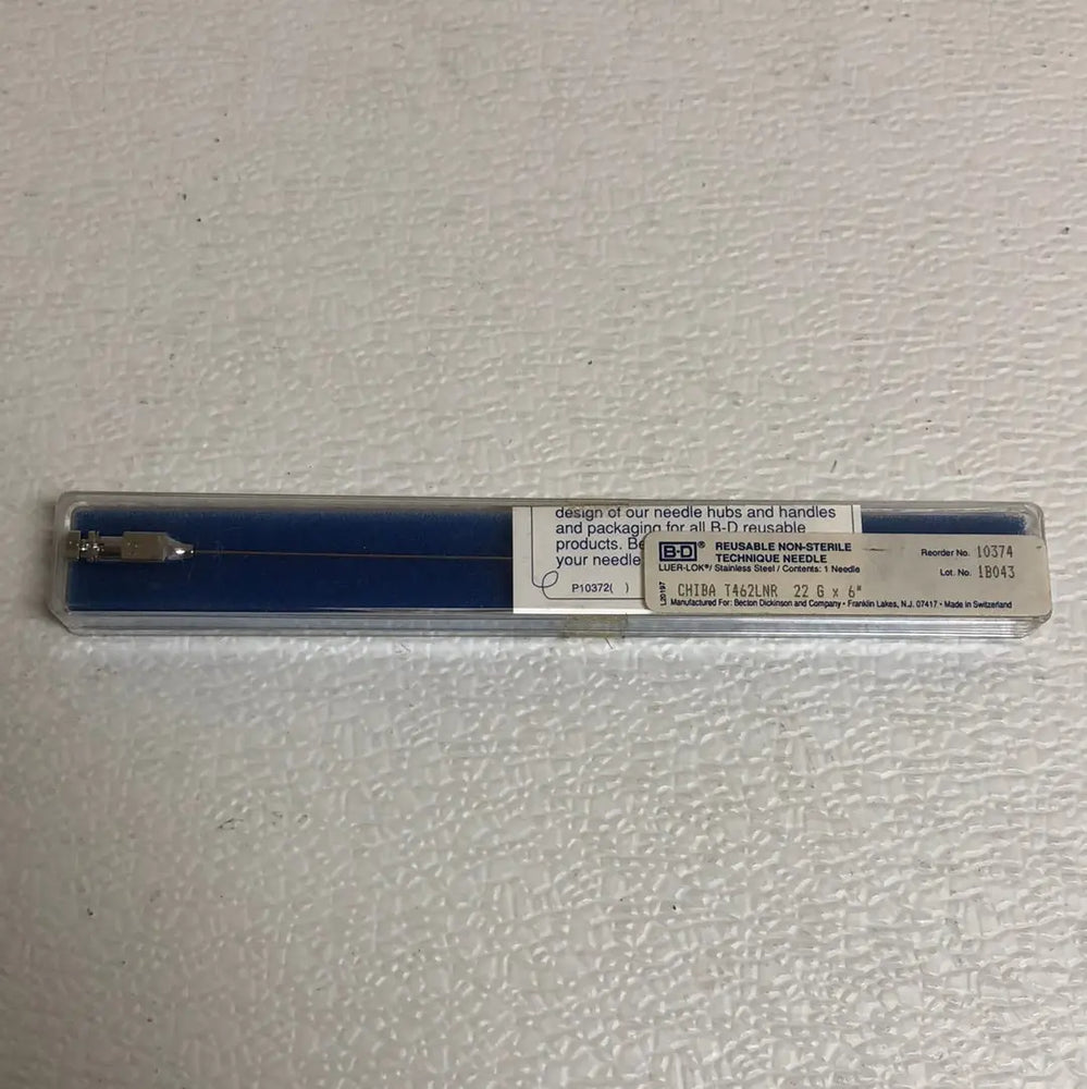 BD Reusable Luer-Lok Chiba T462LNR Technique Needle | KeeboMed Surgical Needles 