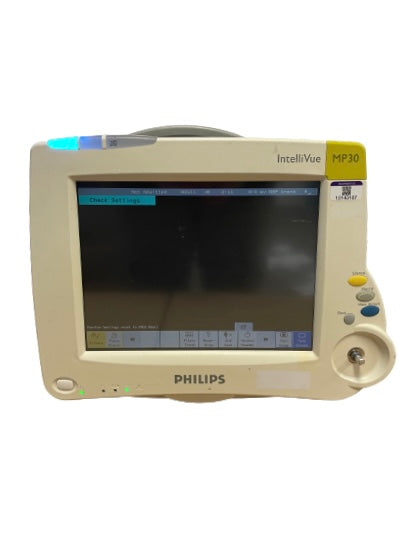 Philips IntelliVue MP30 Color Patient Monitor SN:DE62229693 REF:M8002A