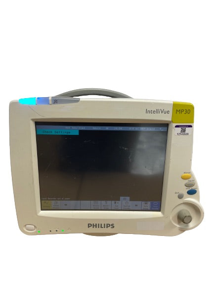Philips IntelliVue MP30 Color Patient Monitor SN:DE62229672 REF:M8002A