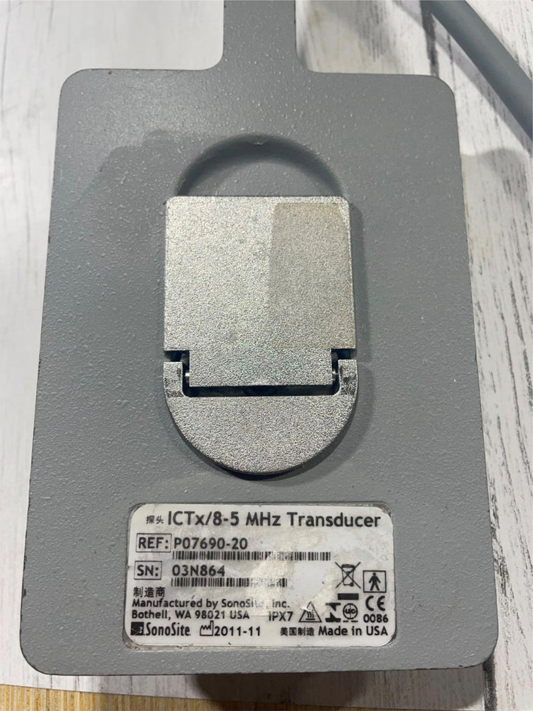 
                  
                    Sonosite ICTx Ultrasound Probe REF:P07690-20 SN:03N864 For Sonosite M-Turbo
                  
                