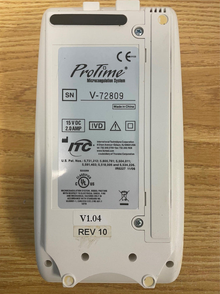 
                  
                    ITC ProTime Microcoagulation System
                  
                