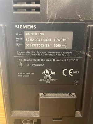 
                  
                    Siemens SC 7000 Patient Monitor
                  
                